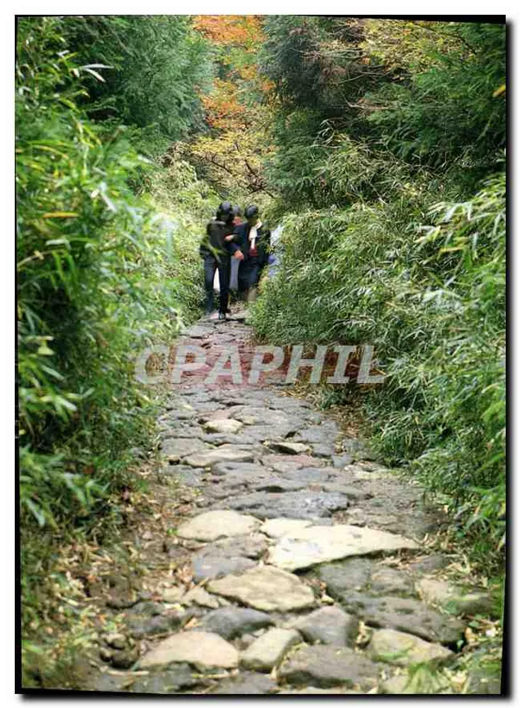 Caminho de pedras em Hakone — Parque Nacional — editor não identificado - Frente