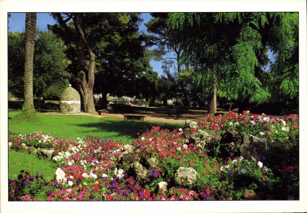 Jardins do Castelo — Nice — Edições da Carta Postal - Frente