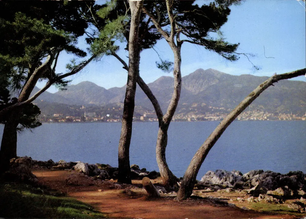 Die Côte d'Azur — Ansicht von Menton vom Cap-Martin — Verlag Combier (Serie 'CIM') - Vorderseite