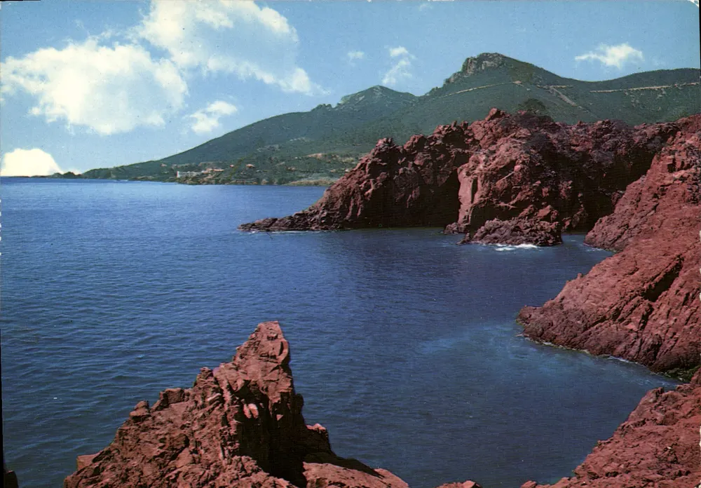 La Corniche d'Or, Felsen von Trayas — Côte d'Azur — Editions d'Art, Nice - Vorderseite