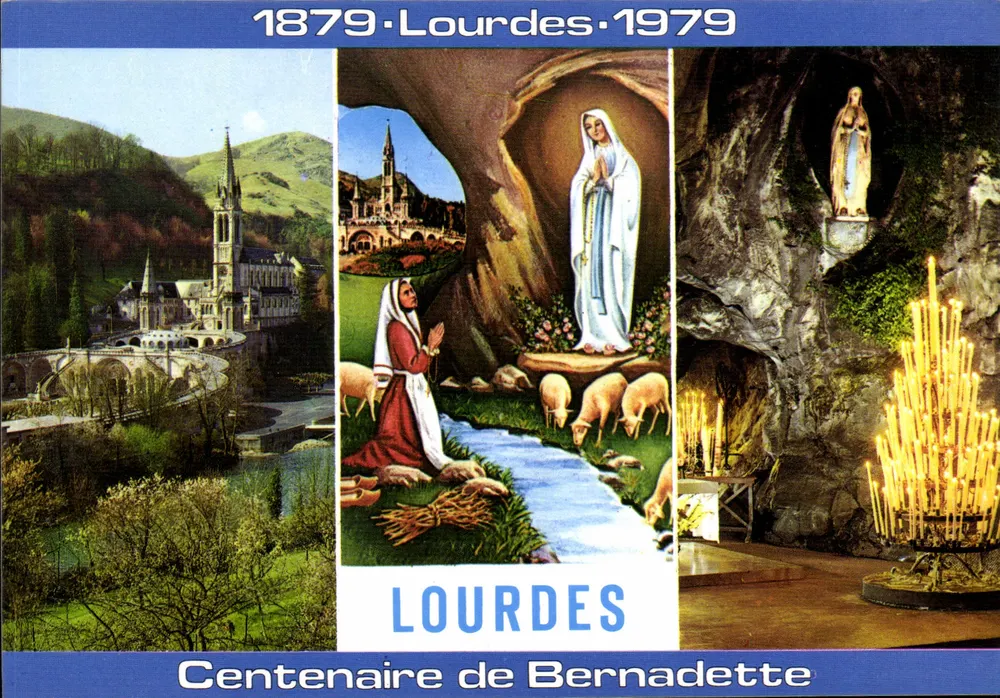 Lourdes — Centenário de Bernadette — 1879-1979 - Frente