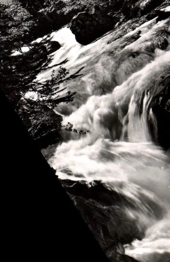 Cachoeira do Pas-de-l'Ours — Cauterets — Edição Quinault, Lourdes - Frente