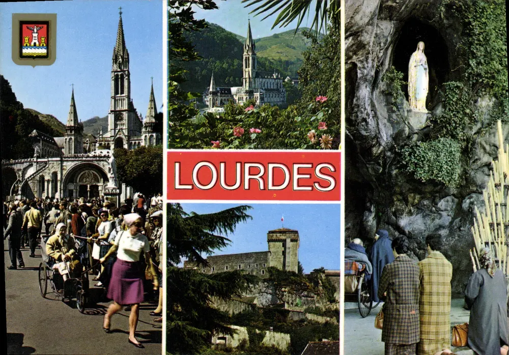 Lourdes — Basilika, Wundergrotte und Burgschloss — Verlag Lux - Vorderseite