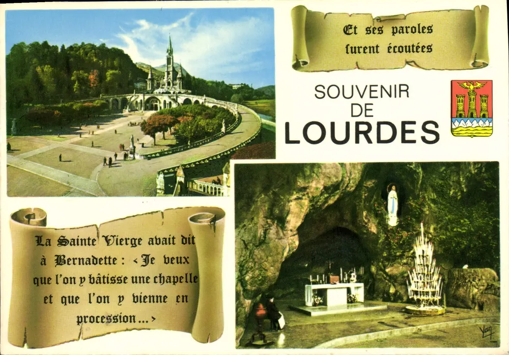Lourdes — Erinnerung an Lourdes — Editions P. Chambron - Vorderseite