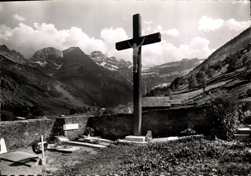 Gavarnie — Panoramablick auf den Cirque du Calvaire — Verlag E.C. Paris, Nr. 1761 - Vorderseite
