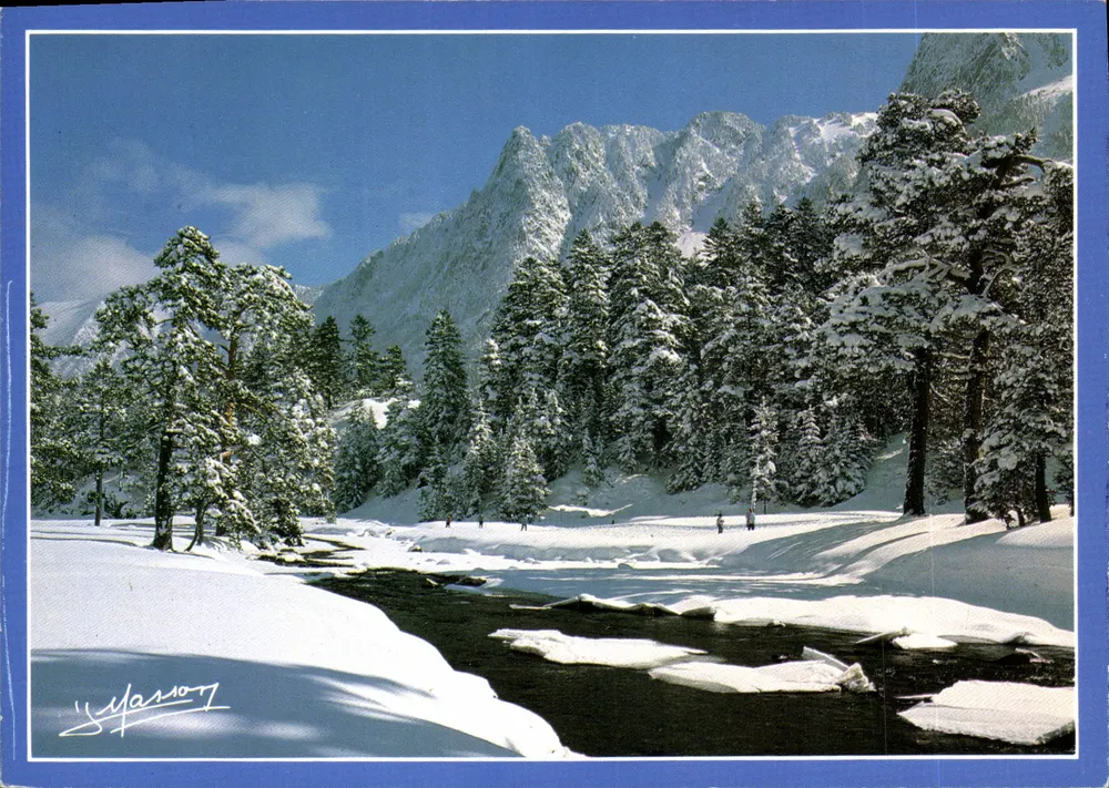 Le Clot unter seinem Schneemantel — Hautes Pyrénées — Photo-Éditions J. Masson, n°1188 - Vorderseite