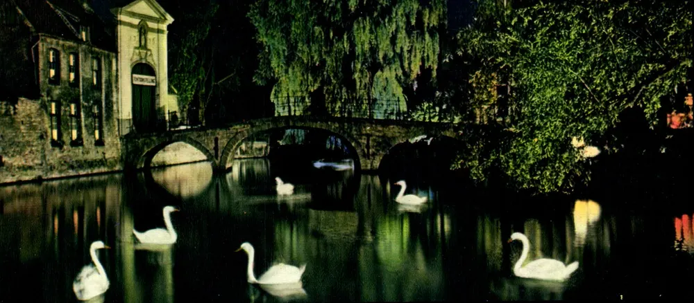 Brügge - Brücke des Béguinage - Beleuchtung — Mexichrome, n°29 - Vorderseite