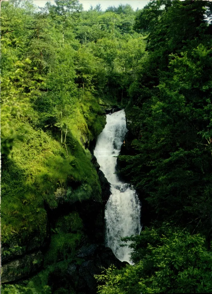 Le cascate di Gimel — Limousin pittoresco — Éditions Théolije, Limoges - Recto