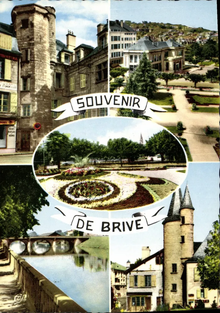 Brive-la-Gaillarde — Erinnerung an Brive — Cie des Arts Photomécaniques - Vorderseite