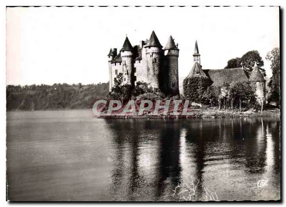 Schloss Bort-les-Orgues — im künstlichen See des Staudamms — Verlag REAL-PHOTO, Paris - Vorderseite