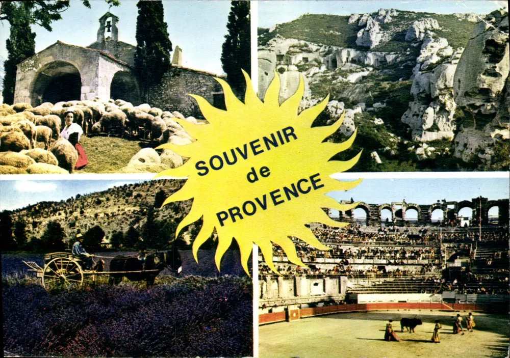 Provence — Lembrança da Provence — Edição S.A.D. - Road-Point de l'Intérieur, 13302 Marselha - Frente