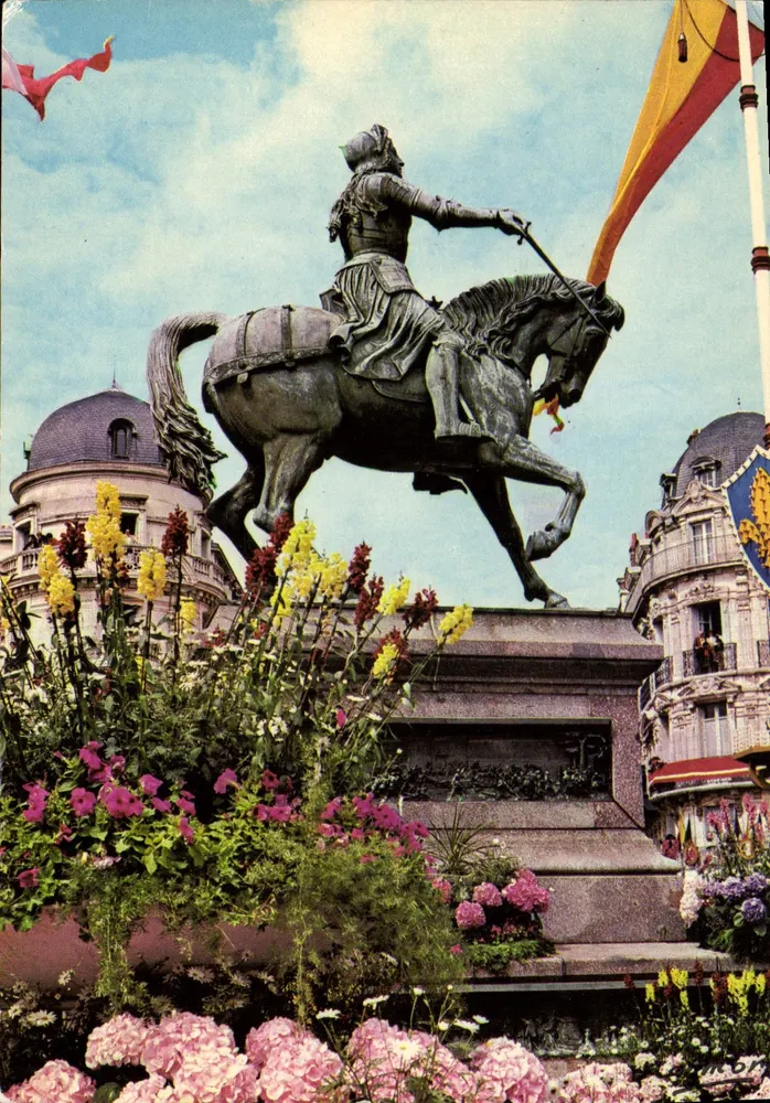 Statue der Jeanne d'Arc — Orléans — von Foyatier - Vorderseite