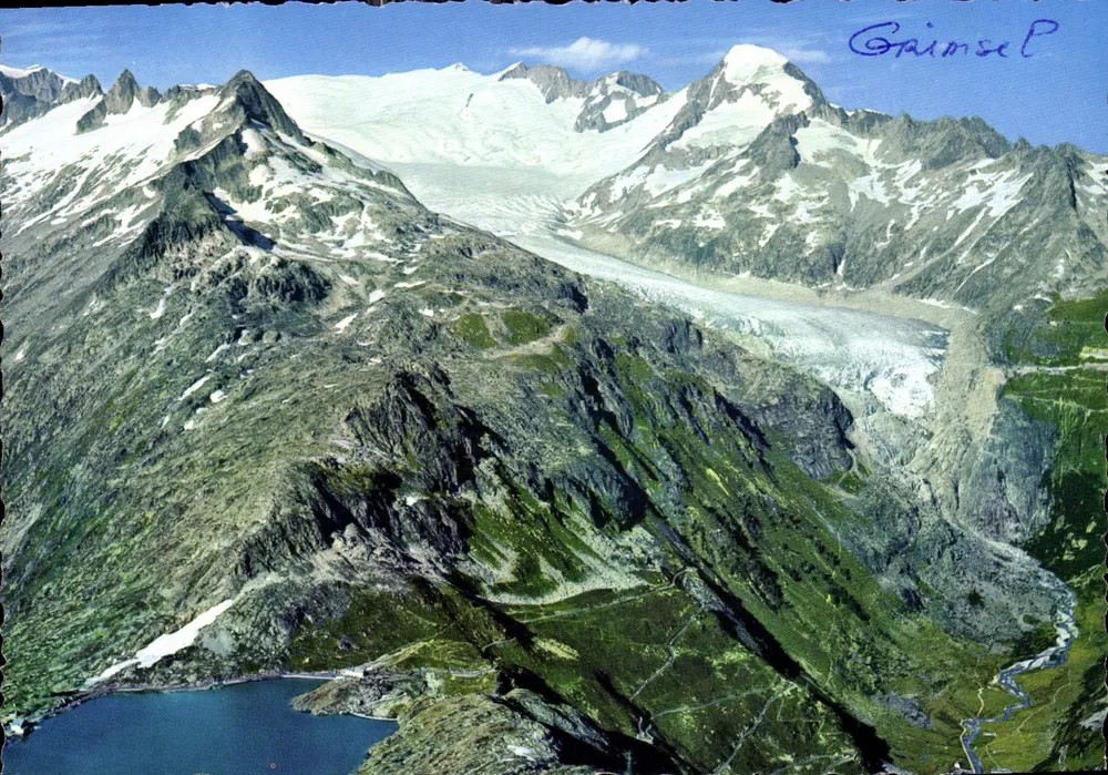 Glacier du Rhône, Lac du Grimsel — Grimsel — Colophoto Édition Deviaz Bouilmes - Frente
