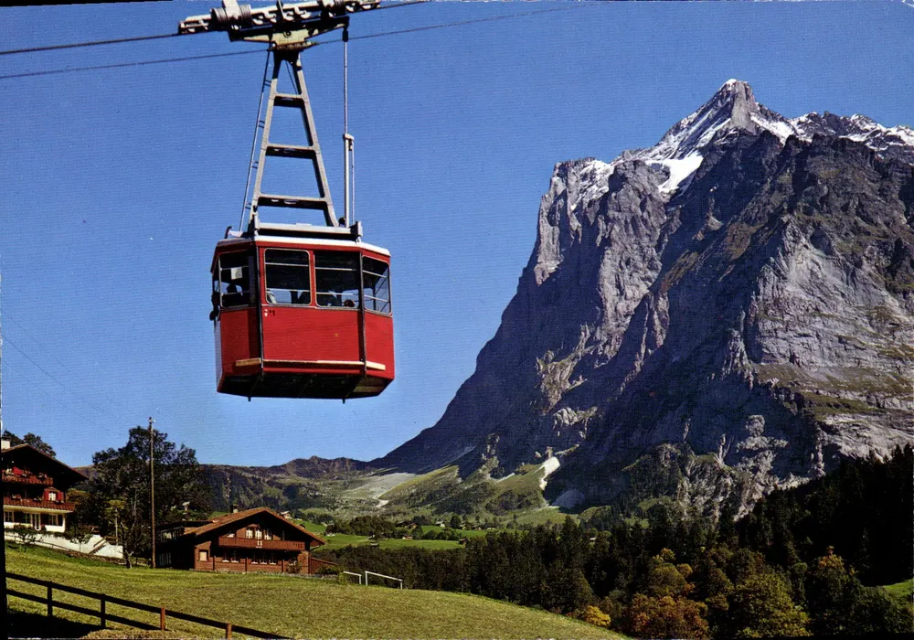 Grindelwald-Pfingstegg — Seilbahn Wetterhorn — Foto Gyger - Vorderseite