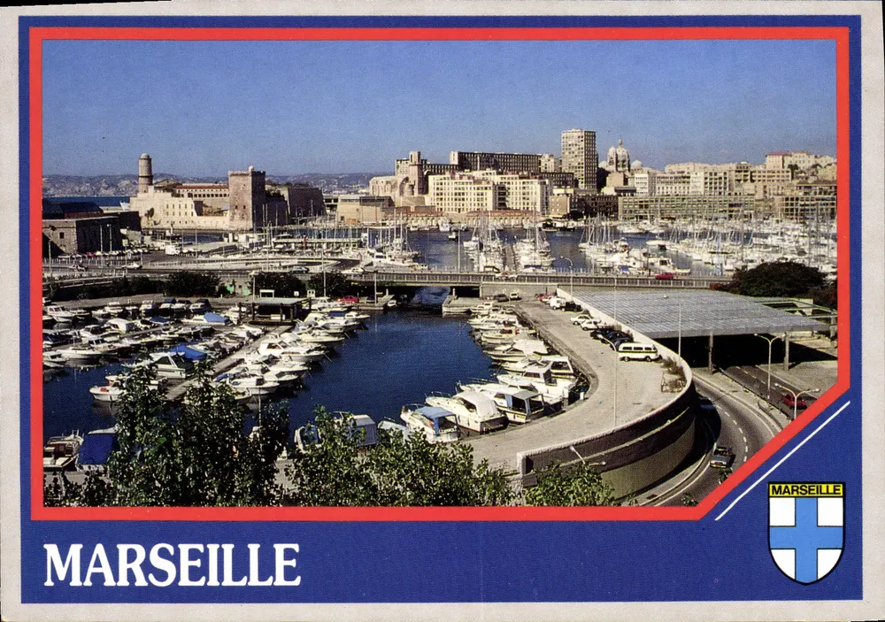 Marseille — widok z Portu Starzego — Les Éditions de la Ste-Baume - Awers