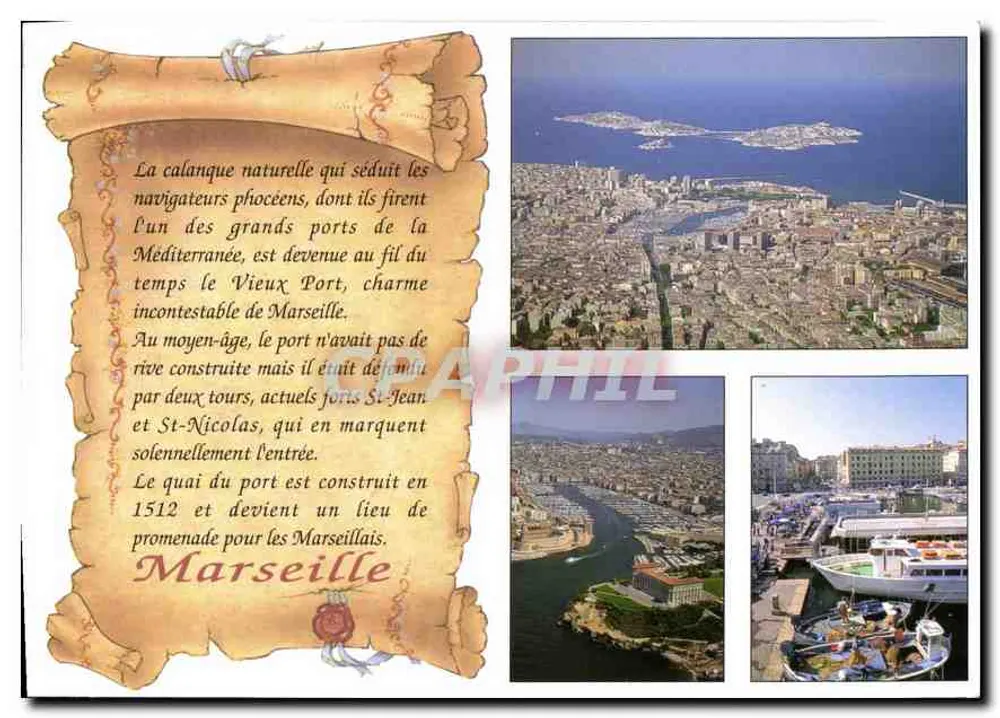 Marseille — Historia Starego Portu — Wydawca: La Provence - Awers