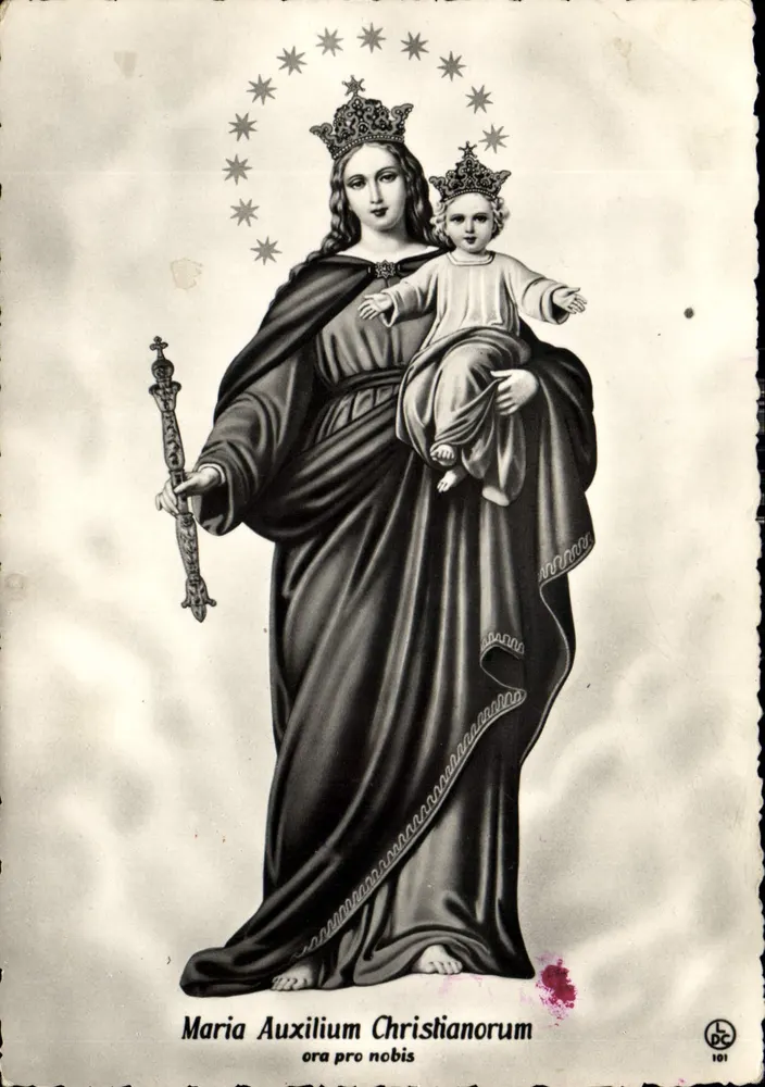 Nossa Senhora das Estrelas — Maria Auxilium Christianorum — Libreria Cristiana, n°101 - Frente