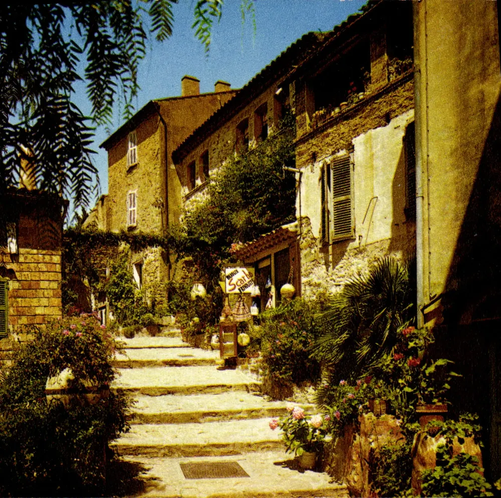 Markt von Scatola — sonnige Straßenszene — Editions de France - Vorderseite