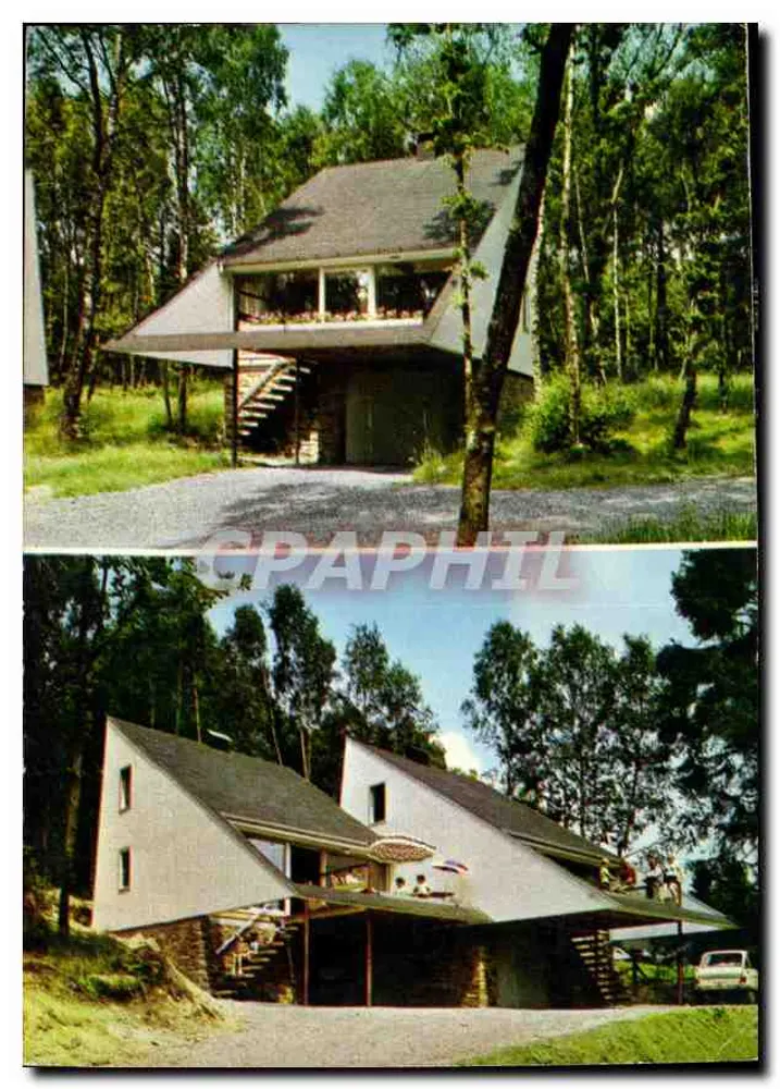 Casa moderna na floresta — Centro de férias « Les Dollimarts » — Edit. Thill, S.A. Bruxelas - Frente