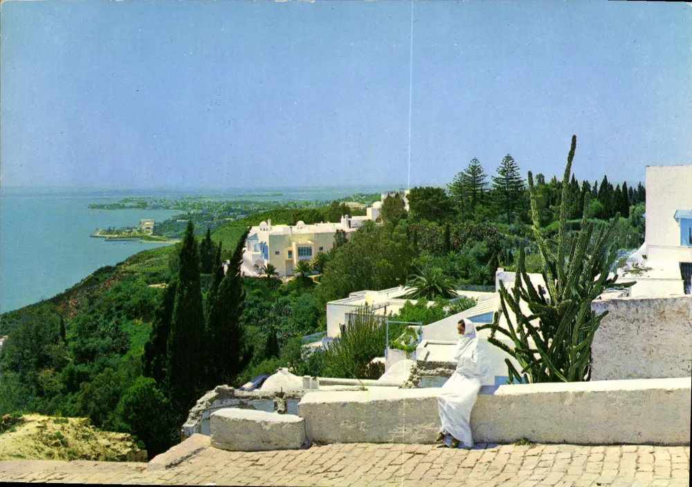 Sidi Bou Said (Tunesien) — Der Berg und seine Gärten — Société Cartilage, Tunis - Vorderseite