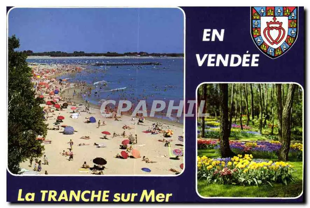 La TRANCHE sur Mer — praia e floresta floral — Edições do Vieux Chouan - Frente
