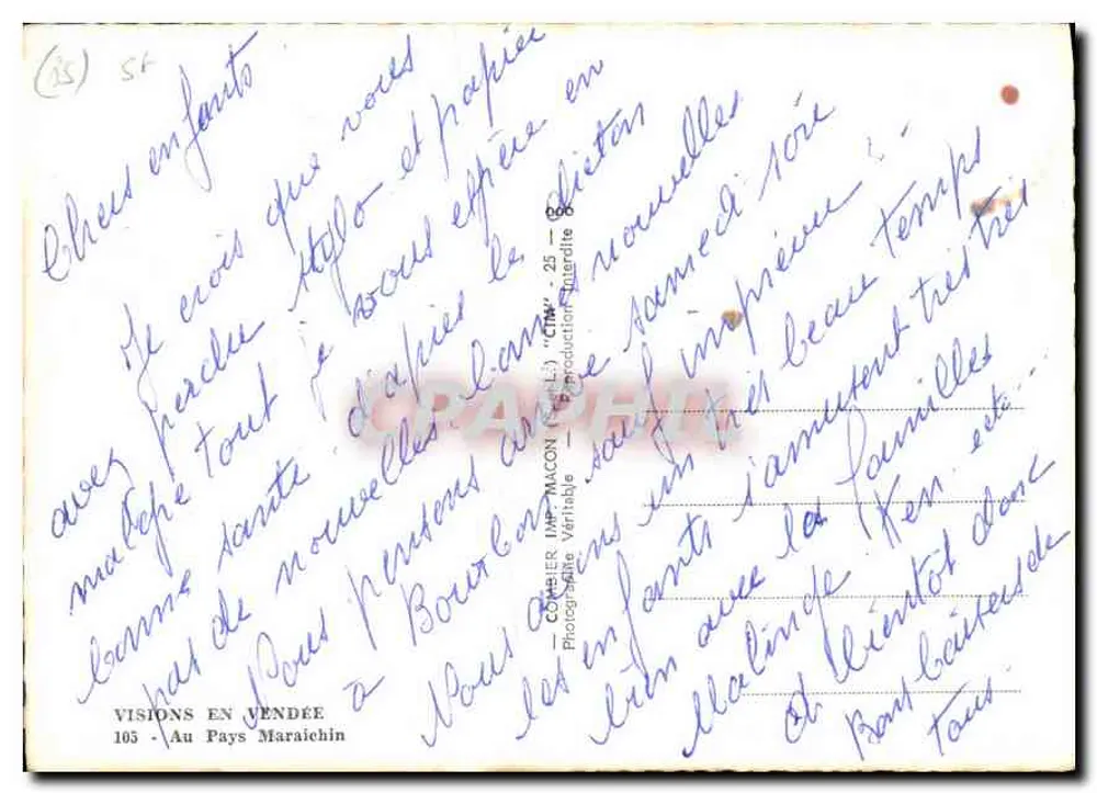 Casa com telhado de colmo — Pays Maraichin — VISIONS EN VENDÉE, n°105 - Verso