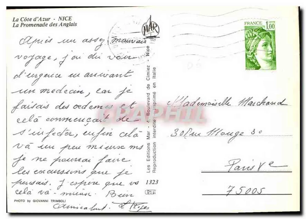 La Promenade des Anglais — Nizza — Les Éditions Mar - Verso