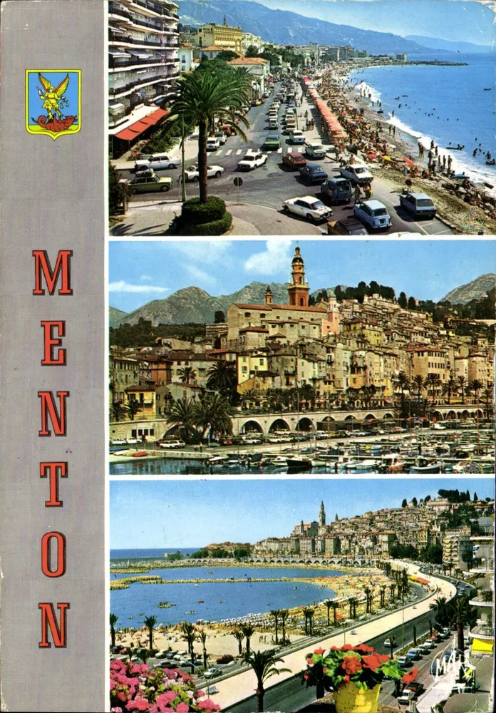Menton — Côte d'Azur — Verlag M.A.B.S. Nr. 4 - Vorderseite