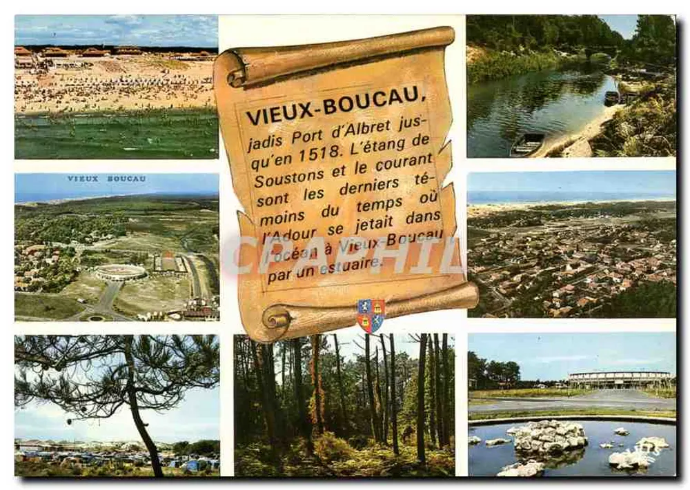 Vieux-Boucau — Port d'Albret, étang de Sous-ton, plage - Vorderseite