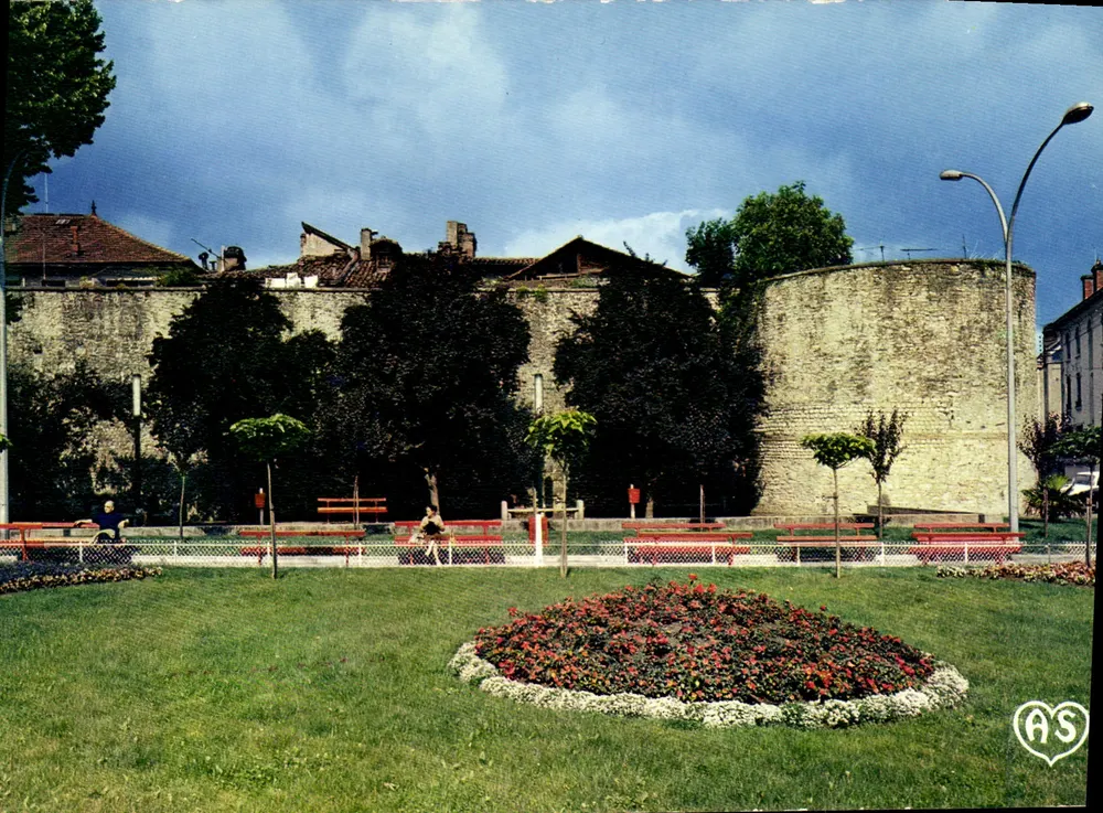 Dax (Landes) — Die alten gallo-römischen Mauern (Place des Salines) — Natürliche Farben, n°26 - Vorderseite