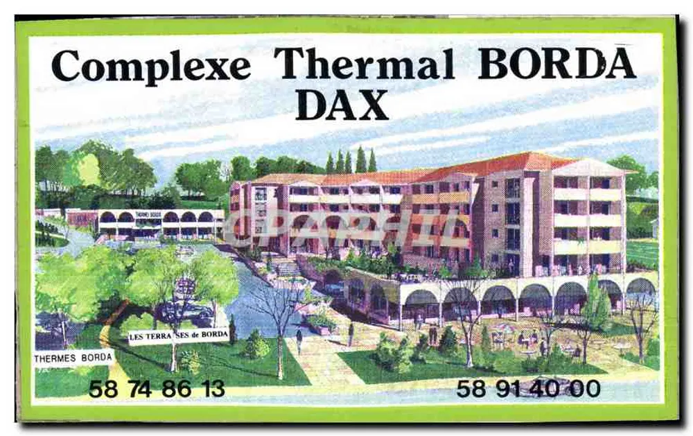 Complexe Termal BORDA — Dax — editor desconhecido, número de série não visível - Frente