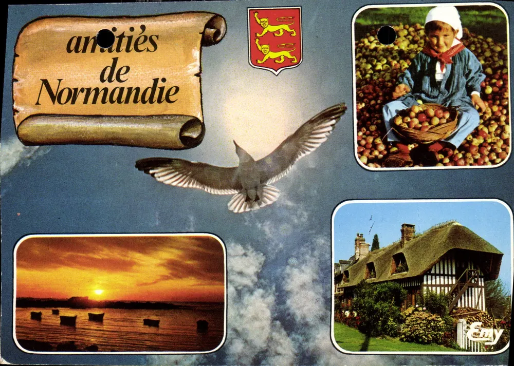 Amitiés da Normandia — Editor Emy, série 862 - Frente