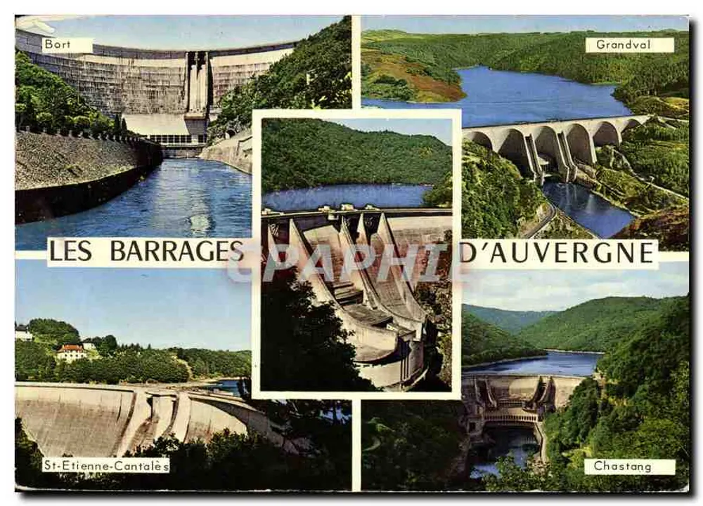 Die Staudämme von Auvergne — Verlag AS, Nr. 0354 - Vorderseite