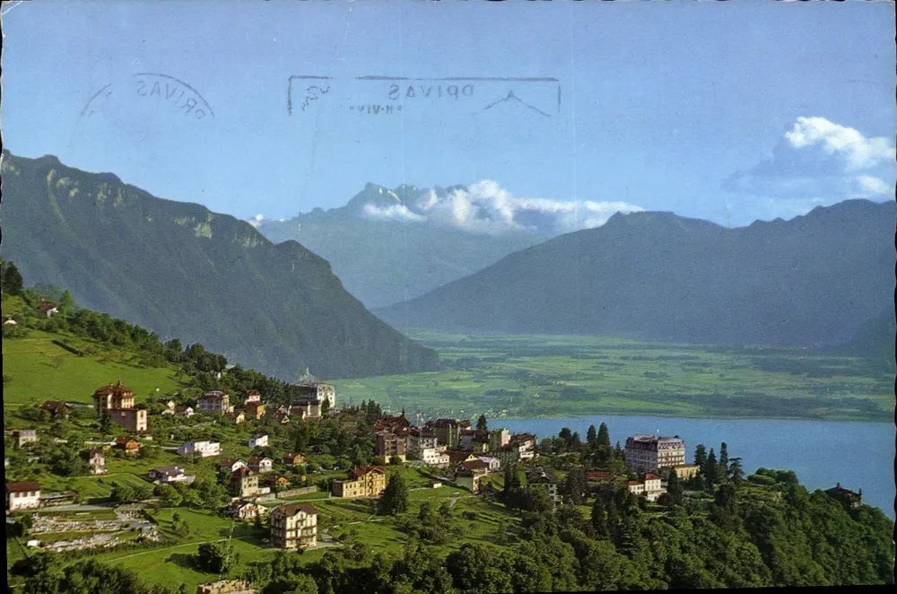 Glion-sur-Montreux — See Léman und Dents-du-Midi — Photoglob-Wehrli SA, Zürich/Vevey - Vorderseite