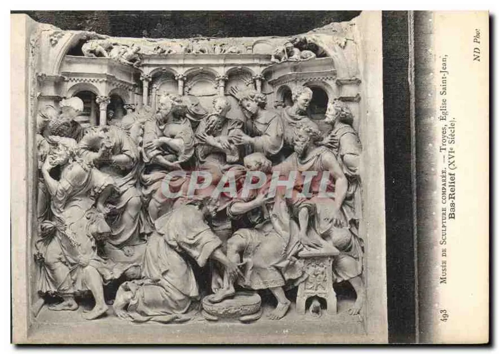 Reliefskulptur — Museum Saint-Jean, Troyes — Kirche Saint-Jean, 16. Jahrhundert - Vorderseite