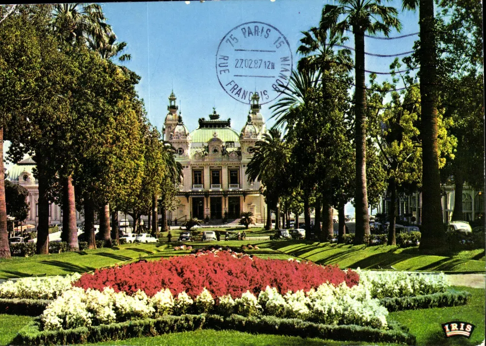 Stadthaus von Monaco — Blick auf den Garten — Verlag IRIS - Vorderseite