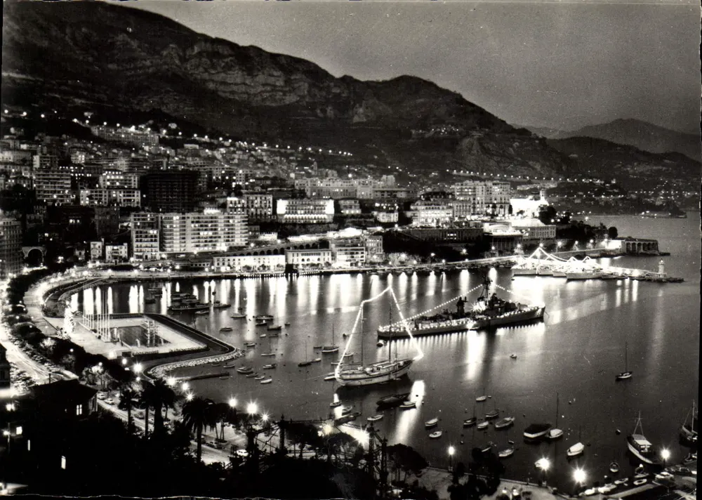 Monte-Carlo — Nachtansicht — Edition Gilletta - Vorderseite