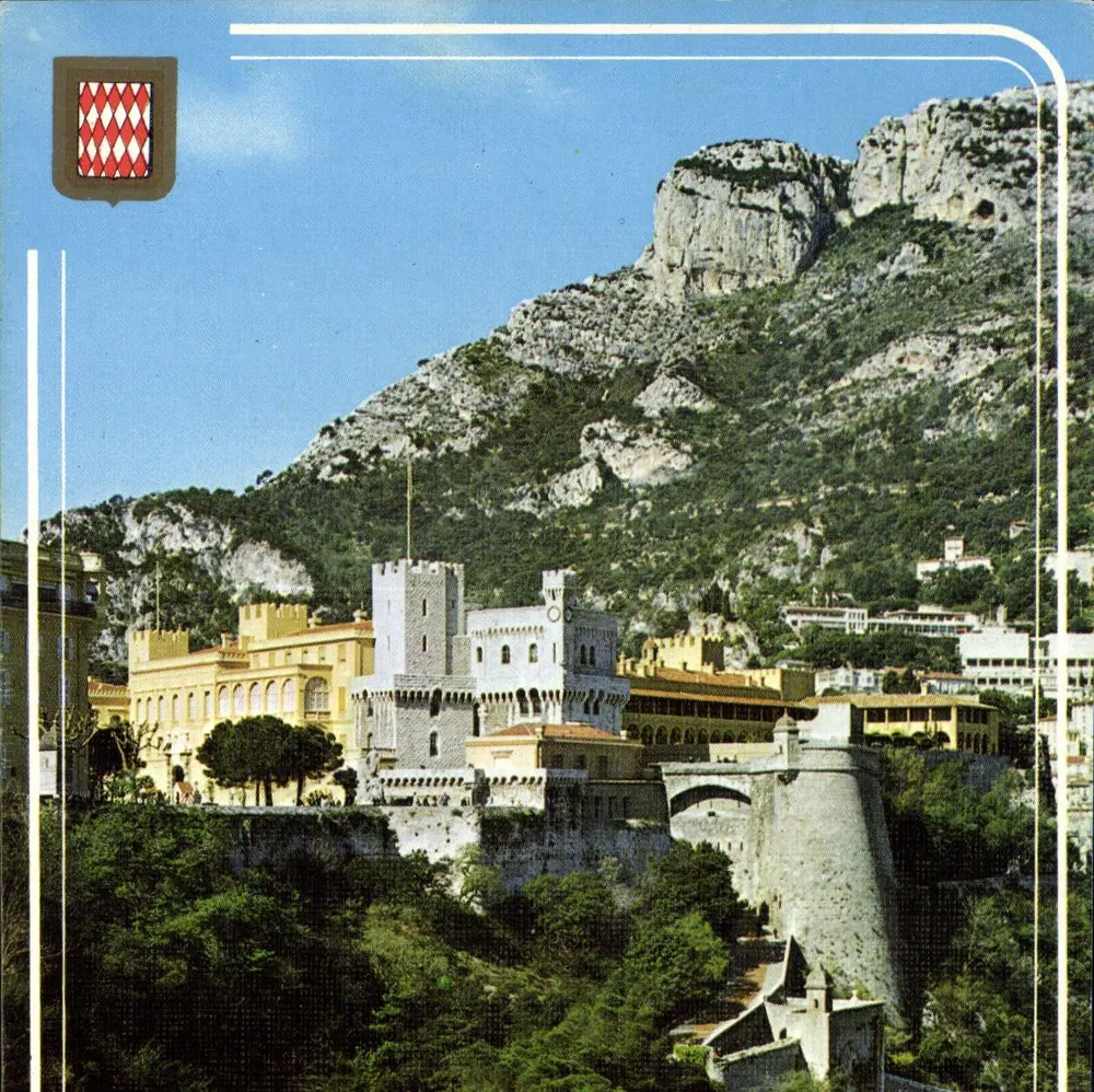 Palácio de Mônaco — Castelo de Monte-Carlo — Éditions Polypost - Frente