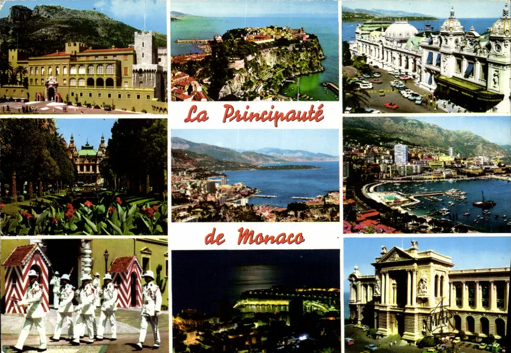 La Principalidad de Mónaco — vista panorámica — Ediciones MARB, n°2363 - Anverso