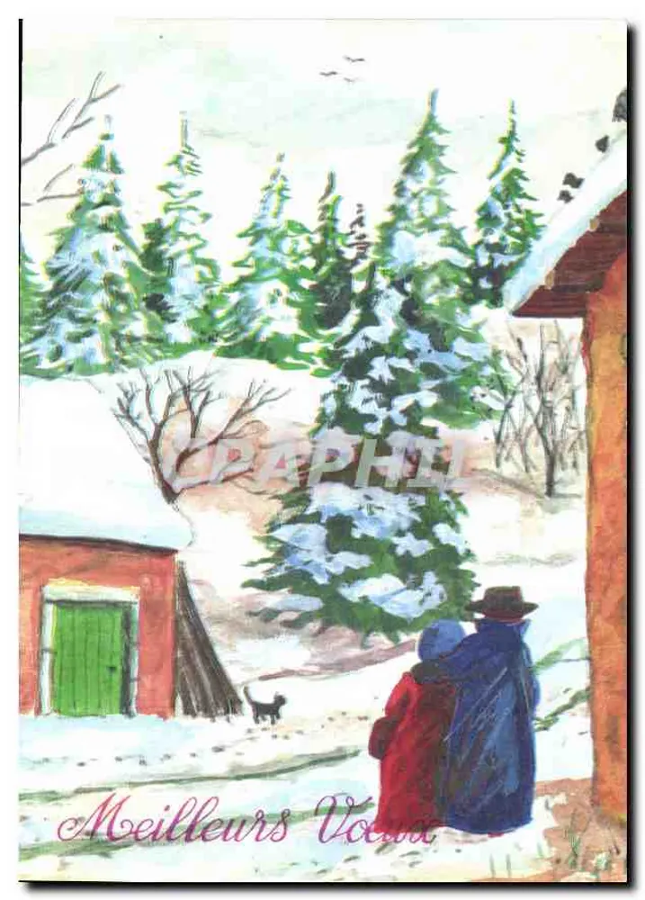 Cena invernal com casal e gato — Melhores Desideratos — Editado por autores e artistas independentes com deficiência - Frente