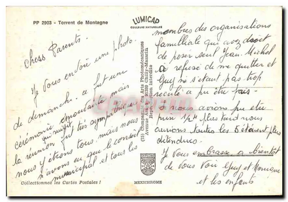 पर्वत के बाढ़ — PP 2903 — लुमीकैप - पीछे