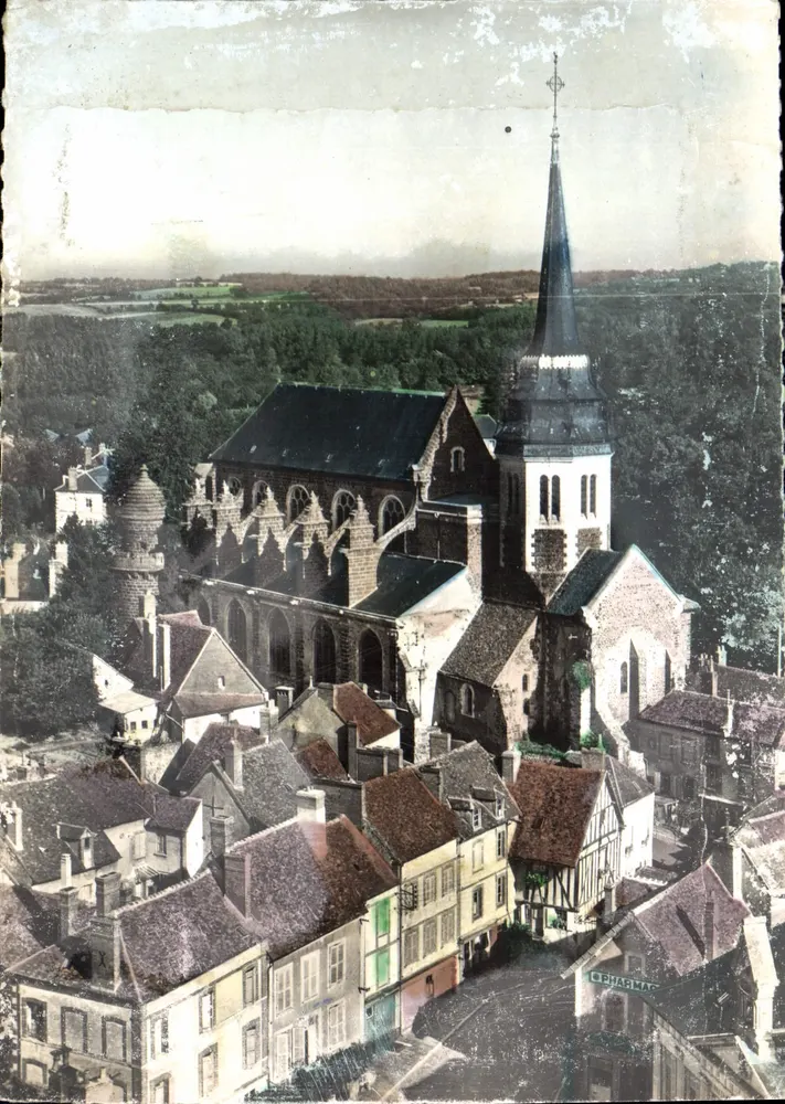 Toucy (Yonne) — Luftbild der Kirche — Edition Lapie - Vorderseite