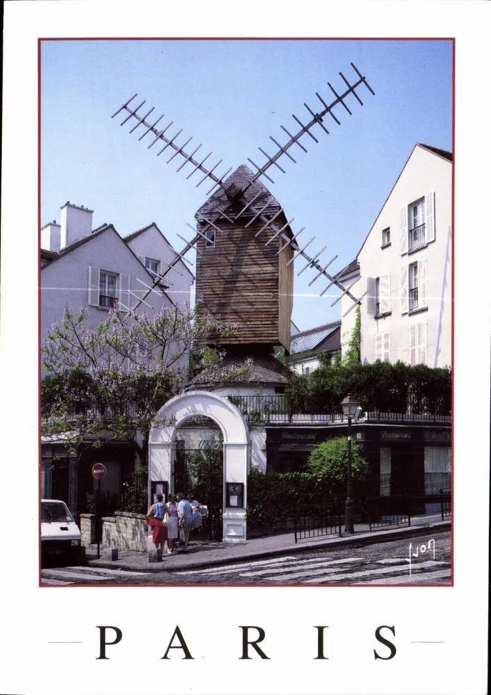 Moulin de Montmartre — Paris — Foto Jacques Alexandre - Frente