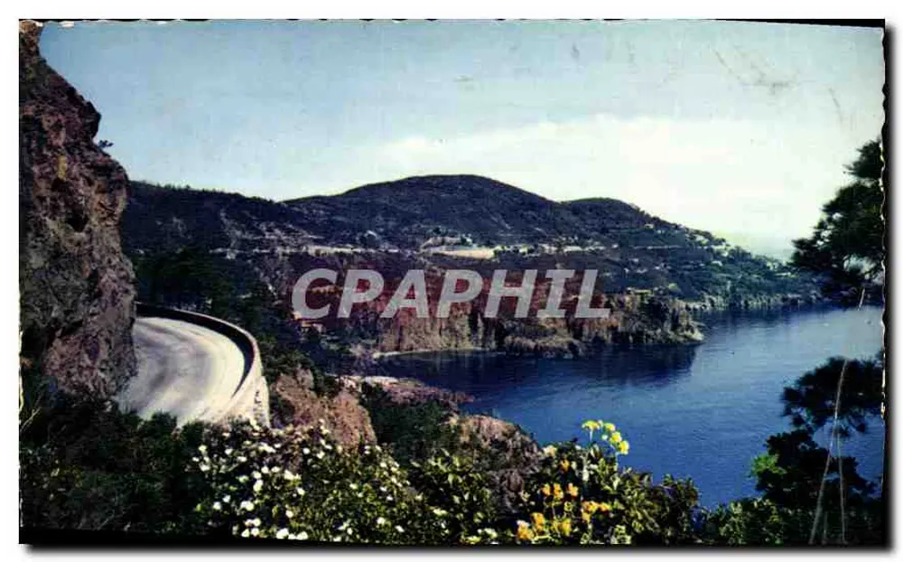 Spiegelungen der Côte d'Azur — Die Straße der Goldenen Corniche in Richtung Pointe des Galères — Éditions Mexichrome - Vorderseite