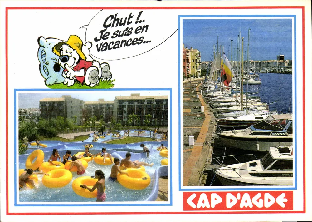 Cap d'Agde — Férias à beira do mar e em um parque aquático — Éditions de la Palme - Frente