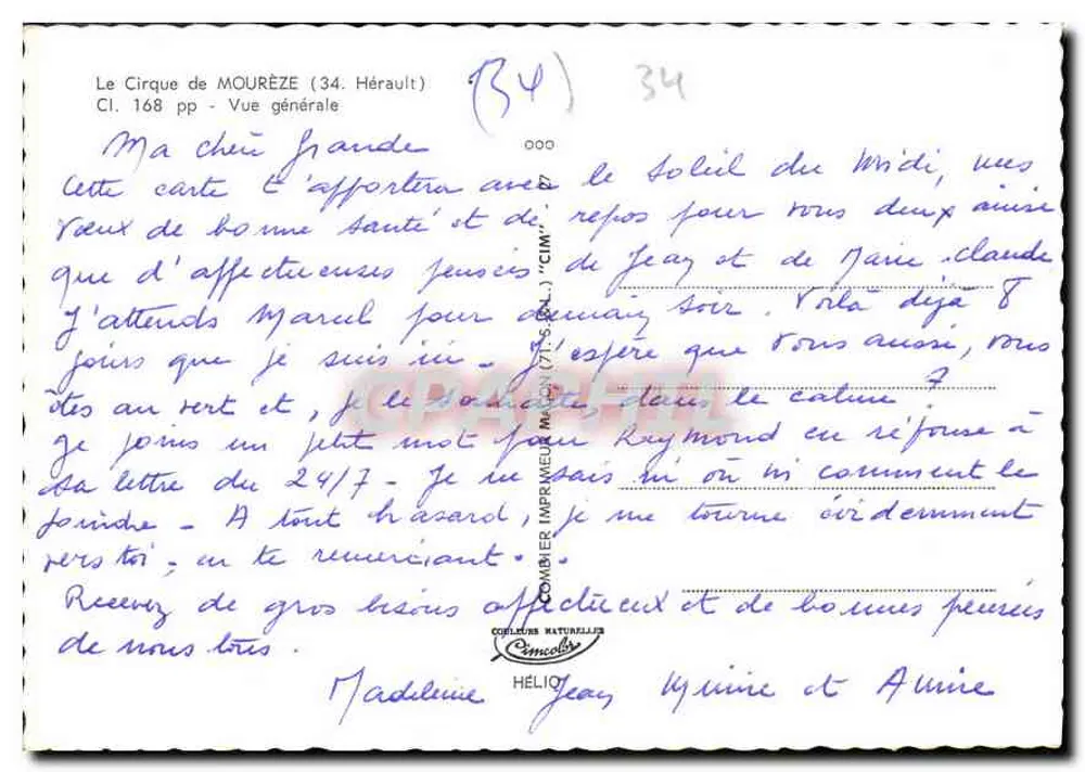 Cirque de Mourèze (34) — Ogólny widok — Cim - Rewers