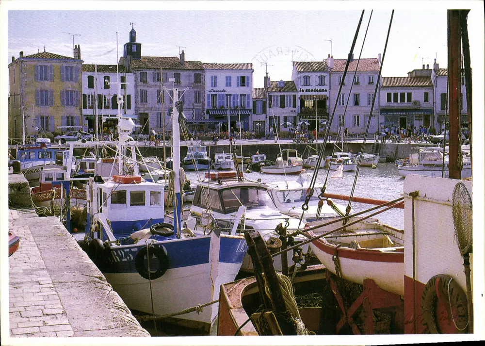 Insel Ré — Abendlicht über den Hafen — Photo von Claude Fournier - Vorderseite