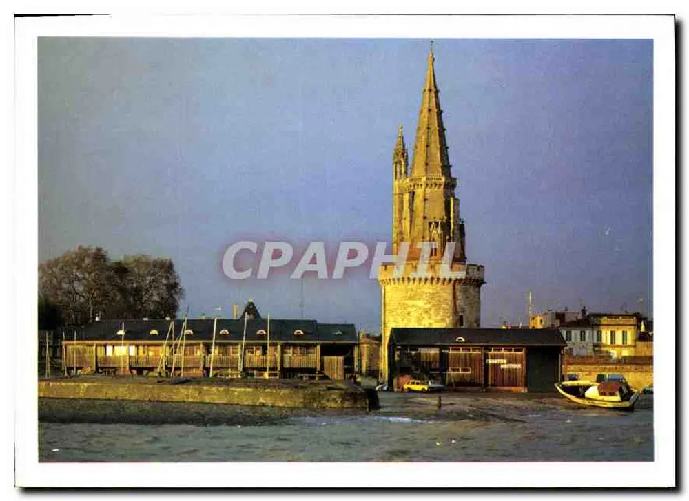 Hafen von La Rochelle — Turm der Lanterne bei Sonnenuntergang — J + M. Photographies - Vorderseite