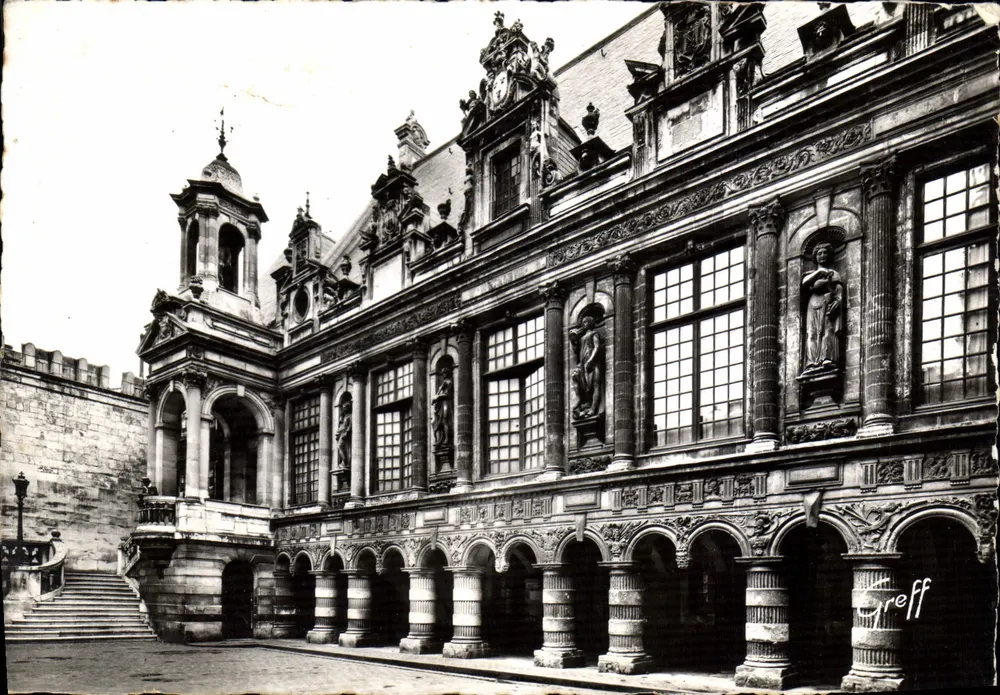 Innere Fassade des Rathauses — La Rochelle — Greff - Vorderseite