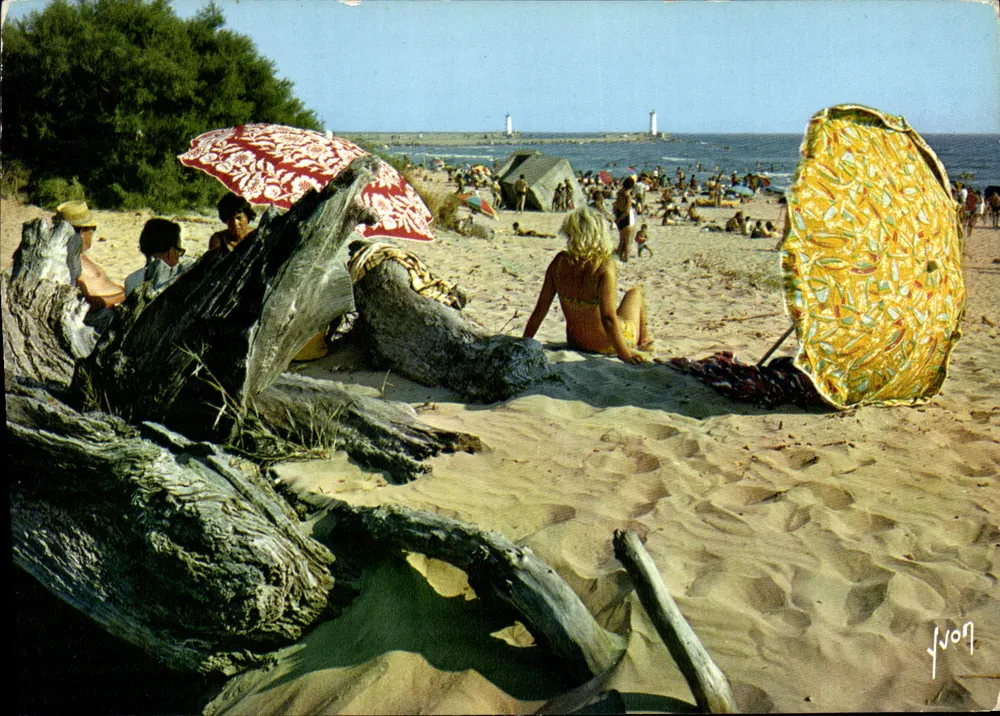 A Praia de La Tamarissière — Hérault — Edições de Arte Yvon - Frente